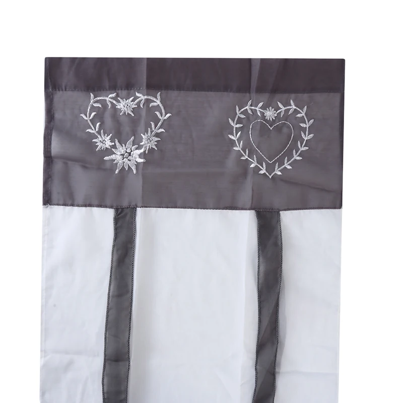 Short Voile Kitchen Curtains Height Liftable Gauze Small Coffee Curtain Blinds Tulle Screening Panel For Living Room Bedroom | Дом и сад