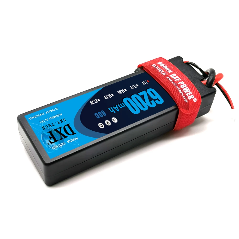 DXF 2S Lipo батарея 7 4 V 6200mAh 80C с Deans Plug Hardcase для RC автомобиля грузовика Танк слэш Truggy |
