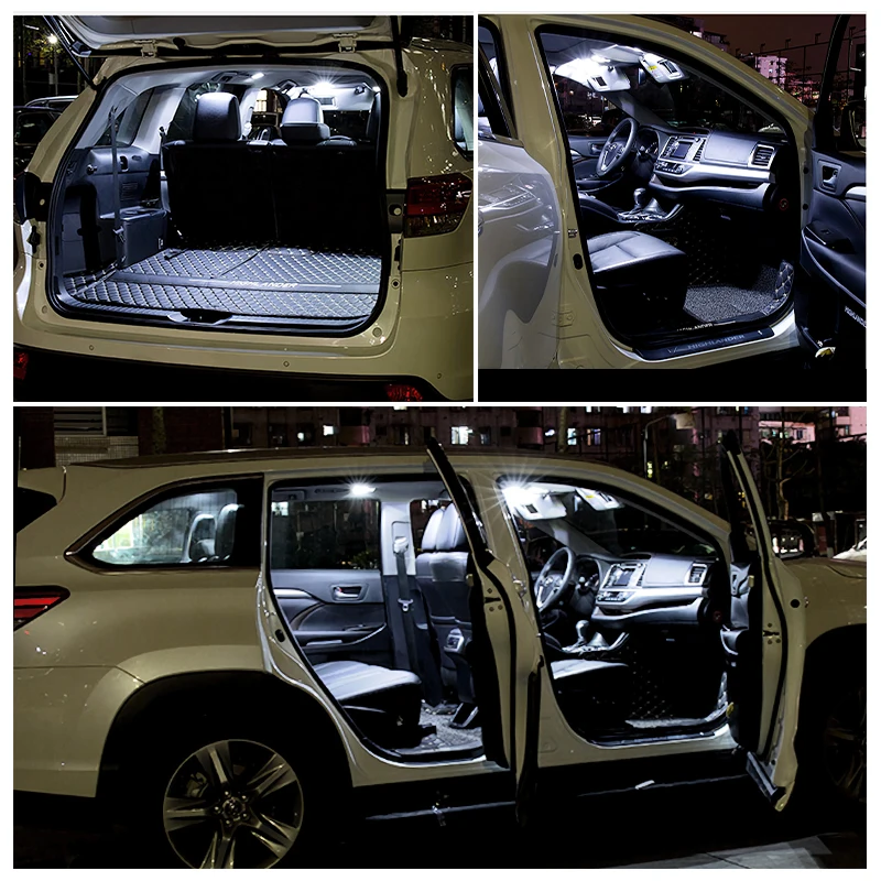 10 шт. LED-салонный светильник для Skoda Karoq 2017+ Карта Дома Потолочный внутренний свет Багажные лампы Комплект ламп Canbus Bulb Kit Автомобильная лампа галогеновое обновление на.