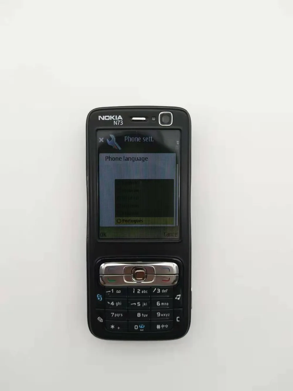 Восстановленный Мобильный телефон Nokia N73 разблокированный GSM Английский Арабский Русский Клавиатура