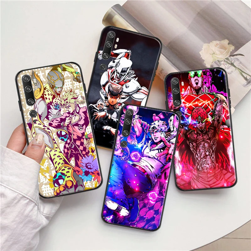 

JOJO’S BIZARRE ADVENTURE OVER HEAVEN Phone Case For Xiaomi CC9 CC9e 10S 10 Pro Lite 11 11 Lite Pro Ultra Silcone Black Cover