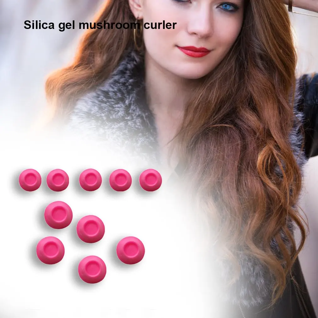 

Reusable Silicone Mushroom Hair Curler Roll Women's Wave Formers Curler Tools Hair Care Effective Roll Hair Style Tool