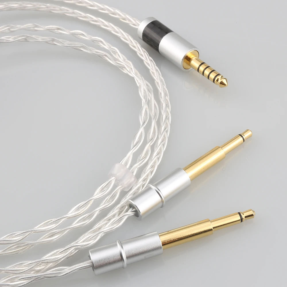OCC с серебряным покрытием HiFi кабель 4 мм сбалансированный штекер для MEZE99 классика