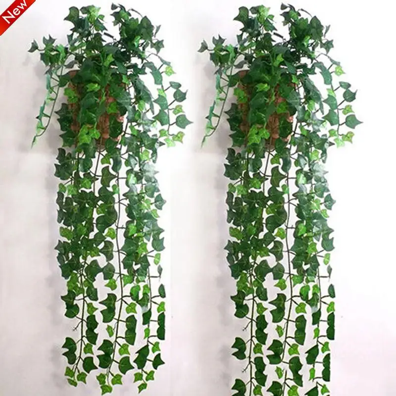 

1pcs Artificial Fake Hanging Vine Plant Leaves Garland Home Garden Wall Decoration