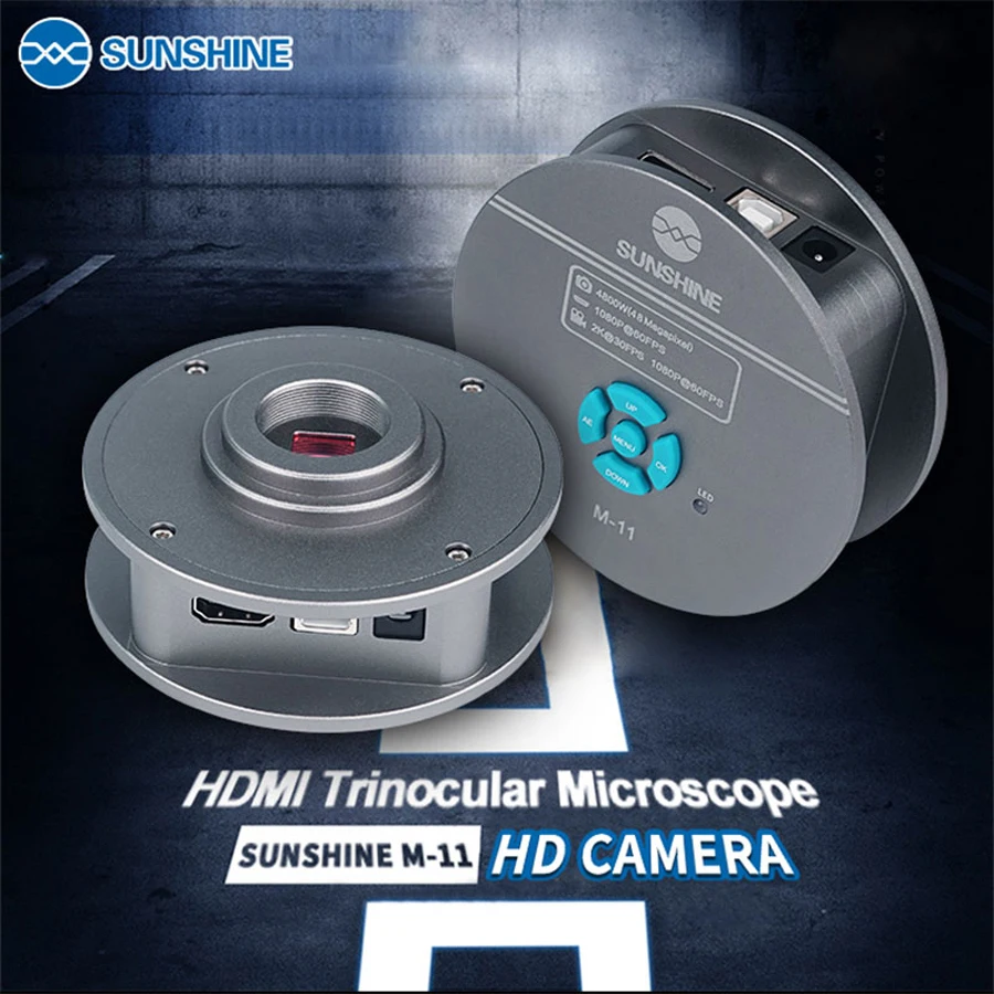 

Sunshine 48 Million Pixels HDMI Trinocular Microscope Camera M-11 for Phone PCB CUP Mirco Repair Tool