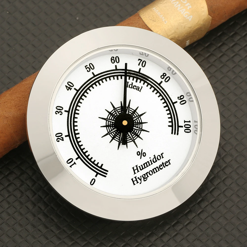 Круглый гигрометр для сигар Galiner хьюмидора дорожный датчик влажности