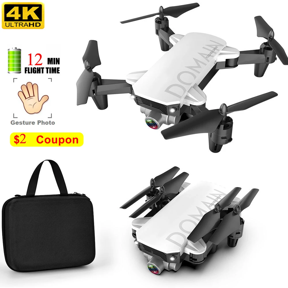 Дрон 4k 720P Квадрокоптер с камерой мини камера Дроны Hd Wifi селфи Profesionales черные