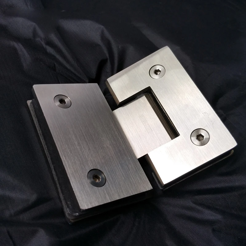 304 нержавеющая сталь стеклянная дверная петля 135 градусов душевая комната фитинг