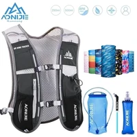 aonijie hydration backpack rucksack bag vest harness with 1 5l water bladder 500ml soft flask hiking camping running marathon