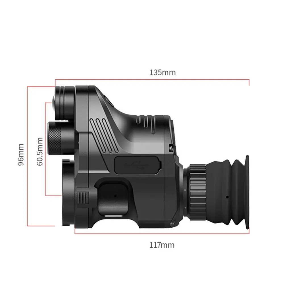 

Infrared LED IR Night Telescope Scope Cameras Outdoor WiFi Digital Night Monoculars with 8P Lens