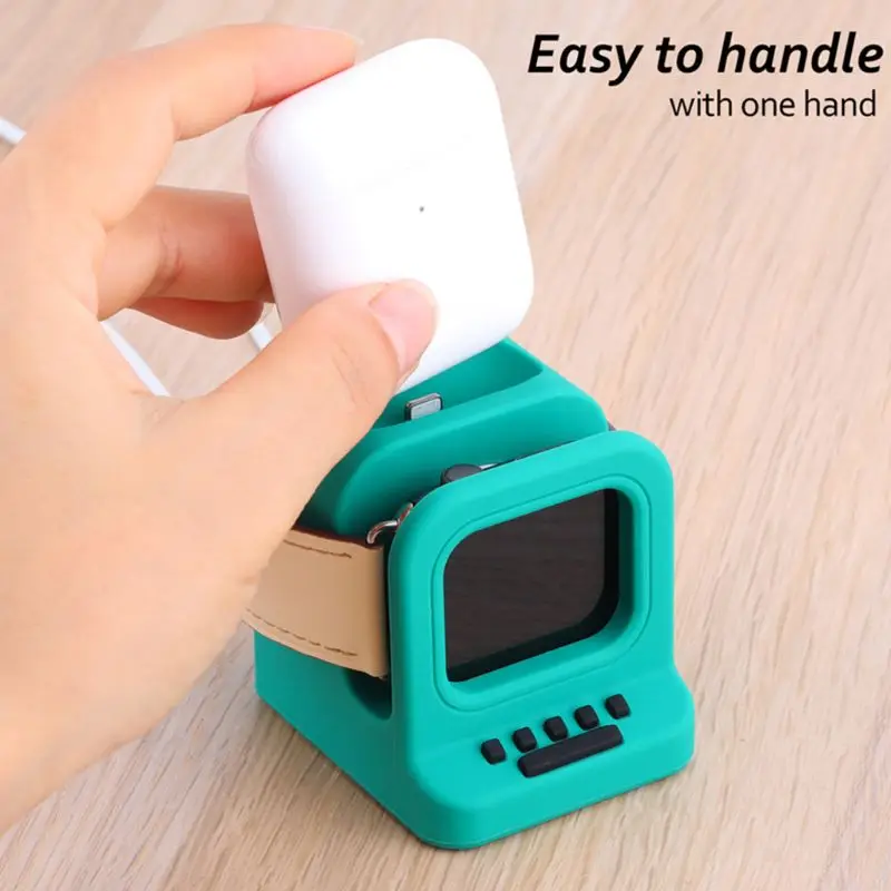 

2 In 1 Charge Stand Dock For Airpods Apple-Watch i-Watch Dock Charge Holder PXPE