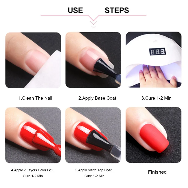 MIZHSE матовое верхнее покрытие Lucky color УФ-гель для ногтей полуперманентный впитывающий УФ-гель основа Матовый Топ Лак для ногтей маникюр