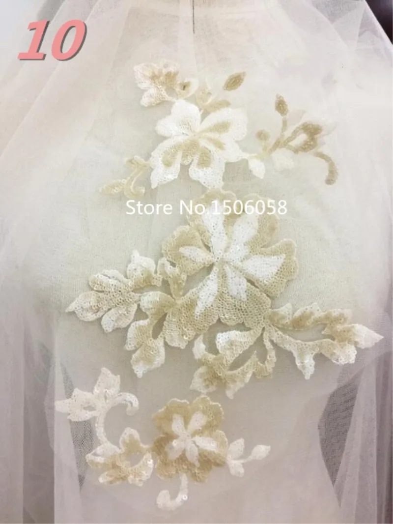 4 шт./Детская Кружевная аппликация с цветочным воротником|fabric 3d|patch lacelace applique