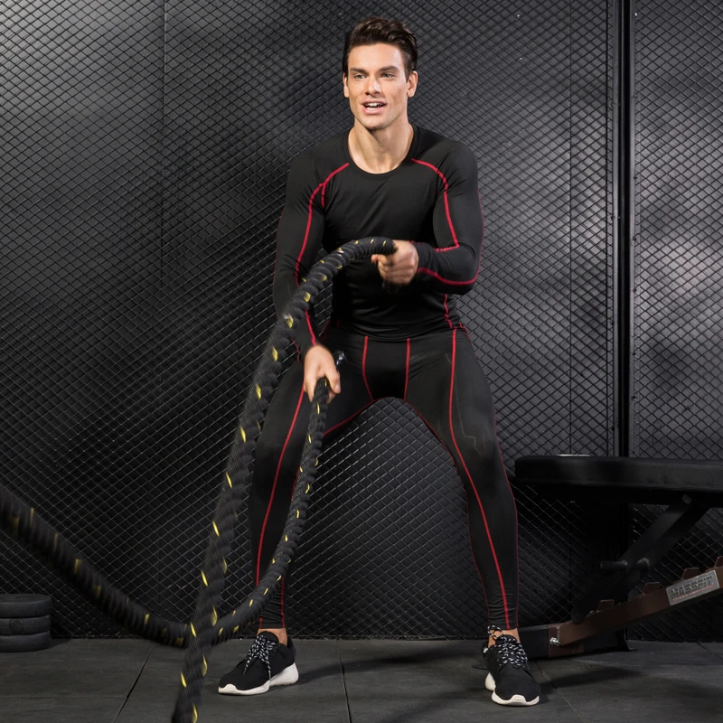 Горячая Россия местная доставка компрессионный костюм Фитнес-плотно бегать