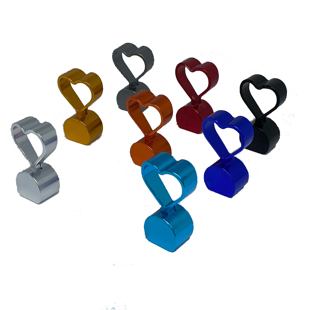 4 шт. креативные алюминиевые колпачки для клапанов в форме сердца автомобиля