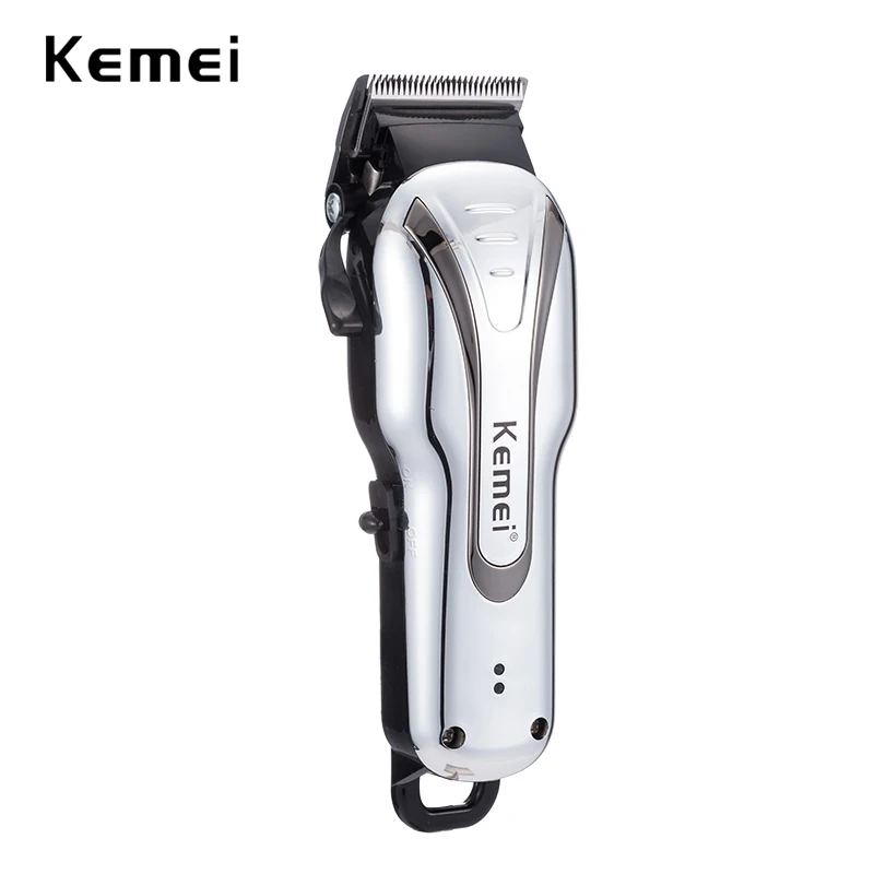 

Kemei professional hair clipper 110v-240v turbocharged haircut machine rechargeable haircut men's electric shaver