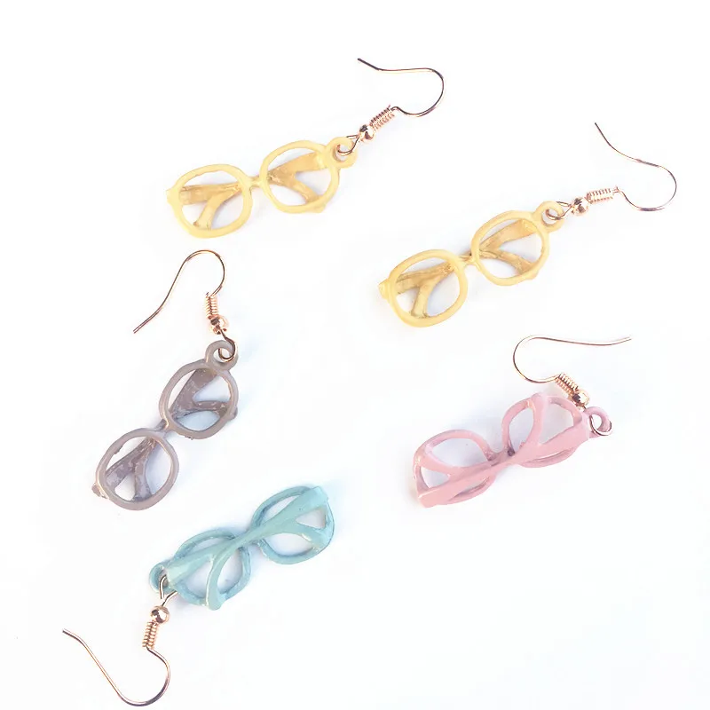 Модные креативные серьги капли в форме солнцезащитных очков