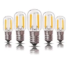 Приглушаемые трубчатые лампы T20 E12 E14, LED лампа накаливания Мини Ночная лампочка 1 Вт 2200K, Декоративное подвесное освещение для кухни и холодильника