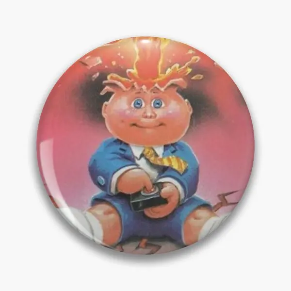 

Детская Мягкая пуговица в виде ведра для мусора, булавка, воротник, ювелирные изделия, подарок, шляпа, одежда, милый мультяшный металлически...