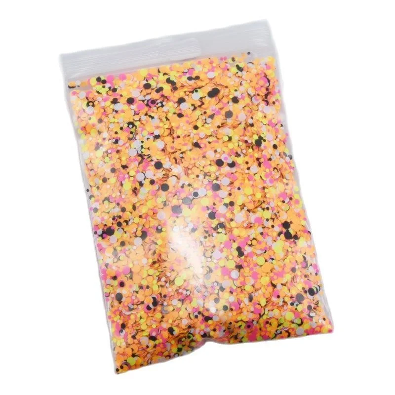 

50g 1mm 2mm 3mm Round Glitter Mix Glitter Loose Nail Sequins Glitter Solvent Resistant Polish Matte Cosmetic Bulk Glitter Bag
