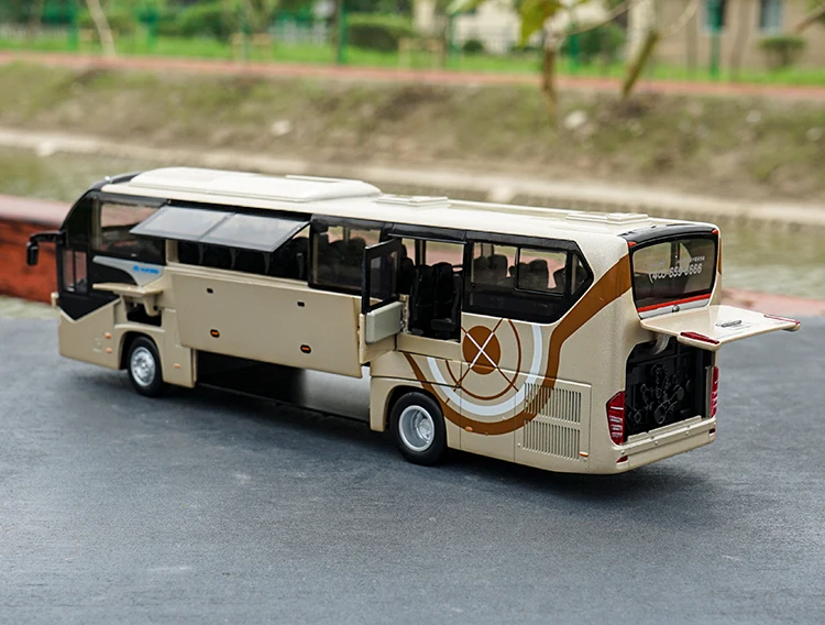 1/42 YuTong автобус ZK6128HQB автобус литой автобус модель автомобиля мальчик Gilr подарки игрушки