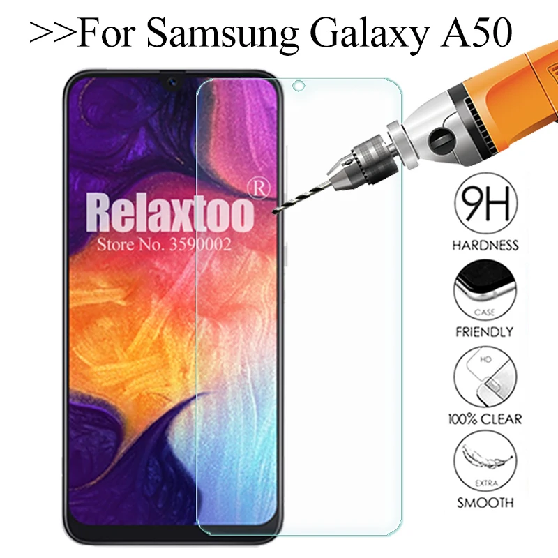 Защитное стекло для samsung a50 Защита экрана galaxy sm s505F закаленное sumsung a 50 50a a505 a505F