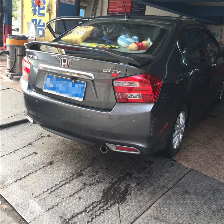 

For Honda City Spoiler High Quality ABS Material Car Rear Wing Primer Color Rear Spoiler For Honda City Spoiler 2009-2014