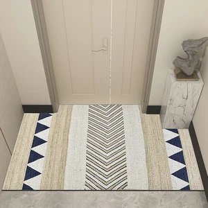 diy door mat carpet nordic anti slip can be cut pvc door mat living room bathroom mat kitchen mat hallway entrance mats carpet free global shipping