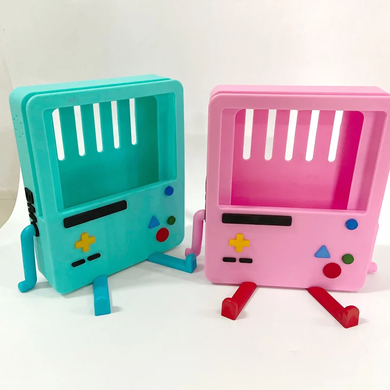 Adventures Times-soporte de almacenamiento para juegos, bastidores, cargador port&aacute;til para Robot, Base para interruptores, soporte para accesorios de Nintendo Base-1