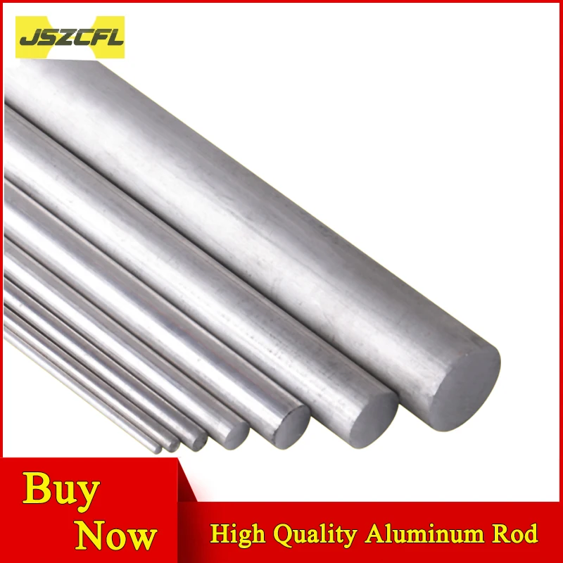 1PC 6061 AL Round Bar Aluminium Rod Φ 10-50MM for Industry or DIY Metal Material Frame Metal Bar Mould CNC Mold Length 300MM