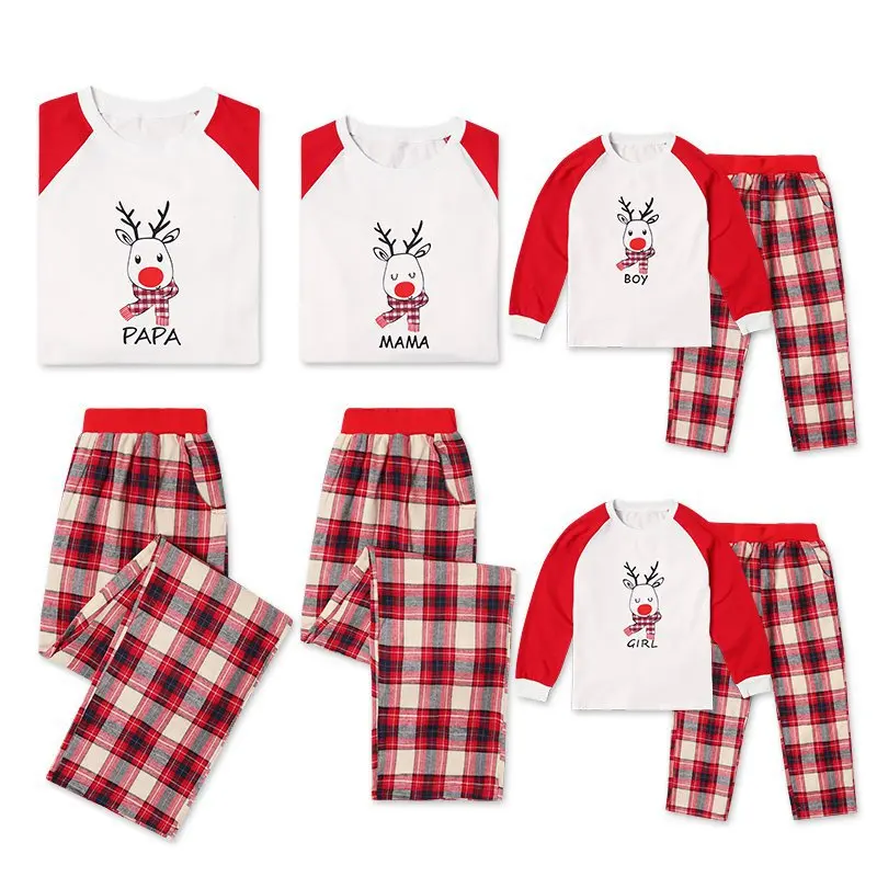 

2020 Autumn/winter New Home Clothing Family Suit Christmas Parent-child Clothing. Matching Couple Outfits