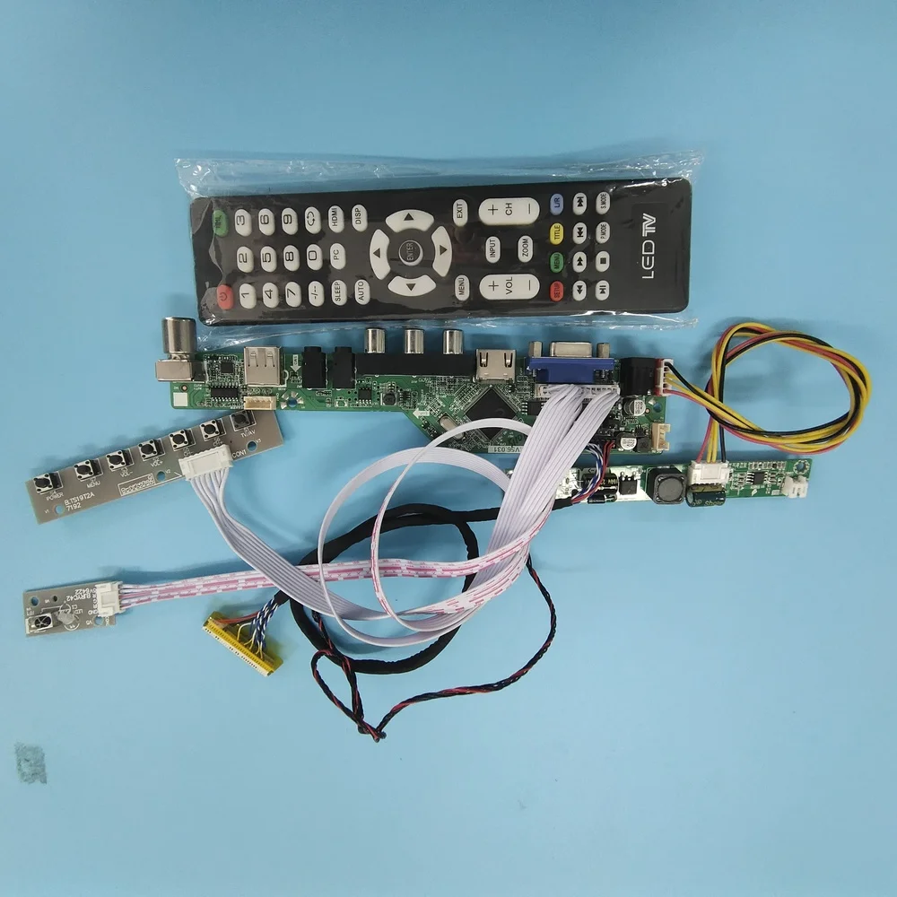 

kit for LP133WX2-TLC4 DIY CVBS 30pin USB LCD TV AV LED LVDS VGA HDMI-compatible 1280X800 Panel monitor 13.3" Controller board