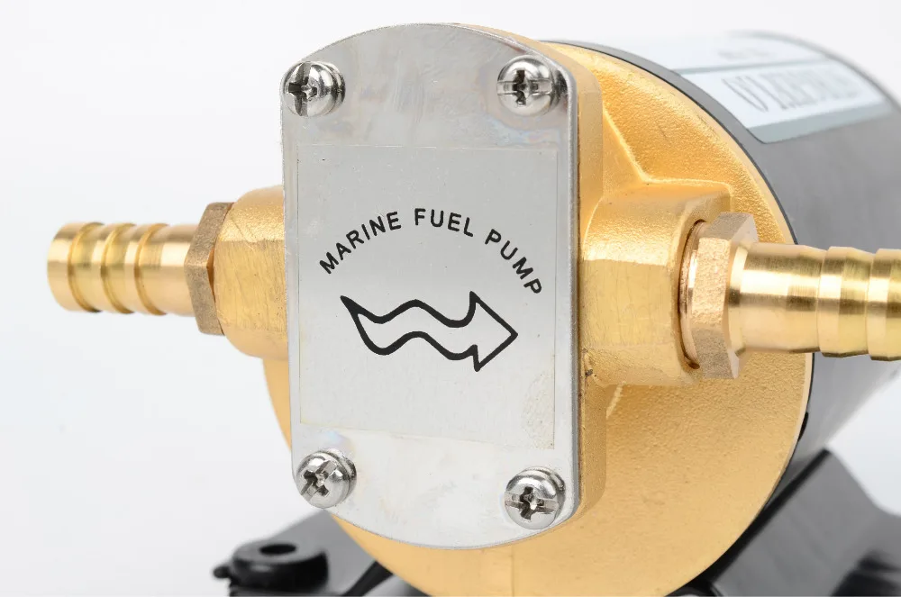Fuel Pump bronze gear pump 24V DC oil suitable for gasoline petrol diesel kerosene high flow 14LPM suction | Обустройство дома