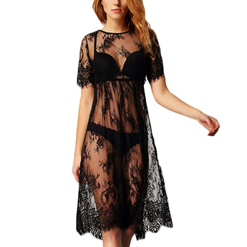 Сексуальное нижнее белье с круглым вырезом ночное ночная рубашка женская