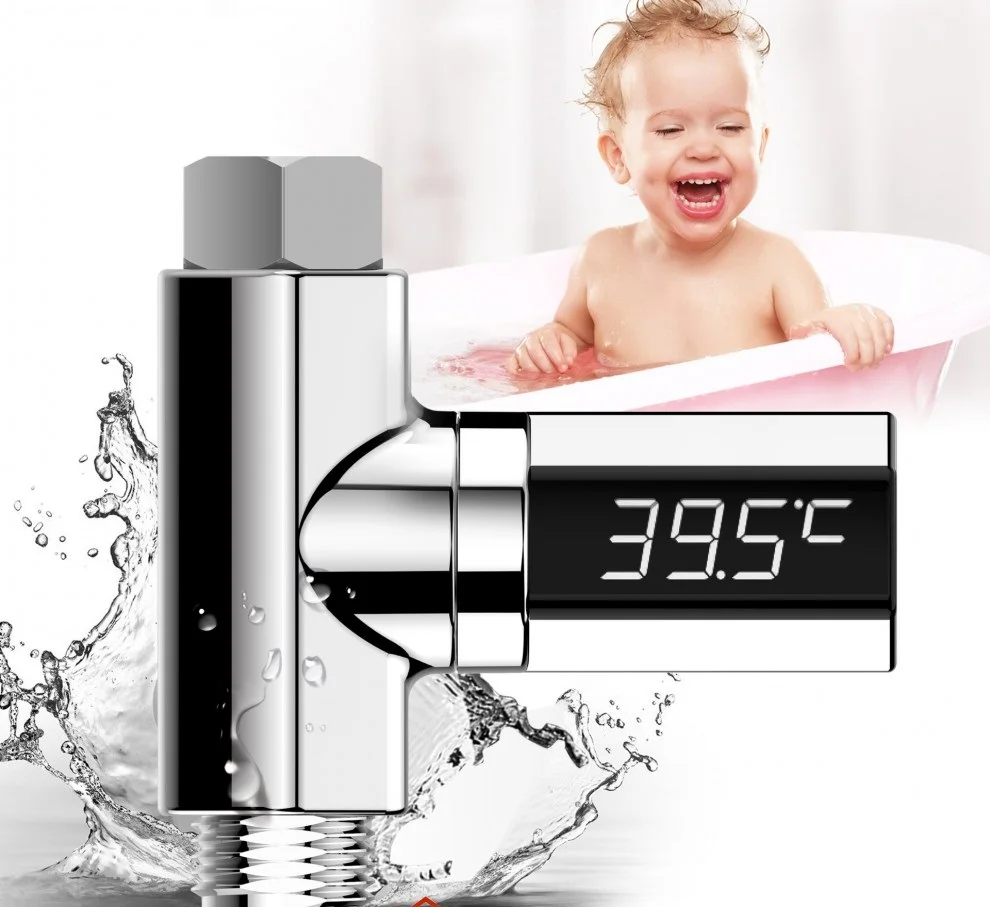 Xiaomi пассивный светодиодный датчик температуры воды Видимый датчик температуры воды Детский кран для ванны вращающийся температурный дисплей