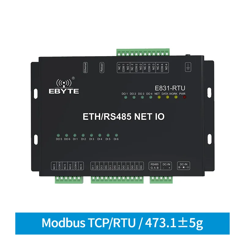 E831-RTU(6060-ETH) RS485 работы в сети этернет на Беспроводной трансивер модем Modbus TCP RTU