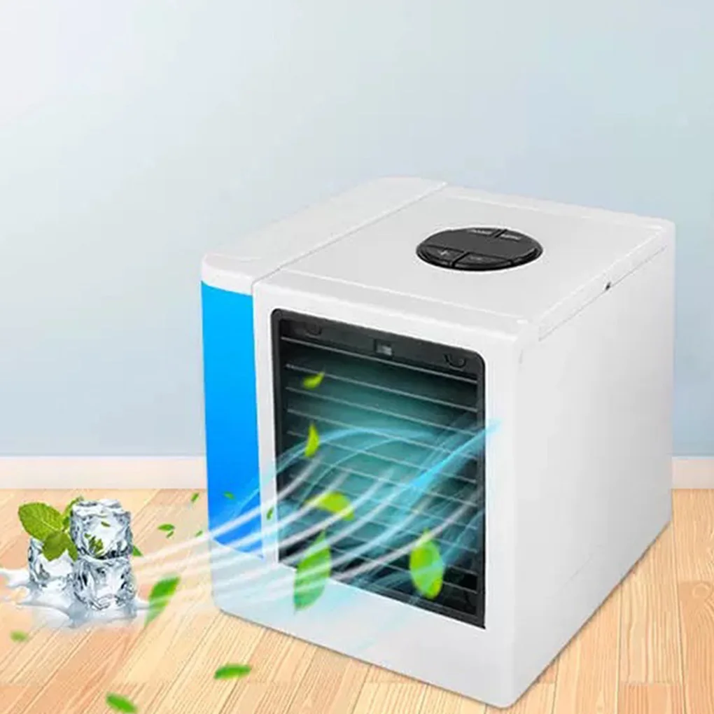 

Adjustable Desktop Air Conditioner LED Cooling Machine USB Cooler Office Home Refrigeration Portable Mini Cooler