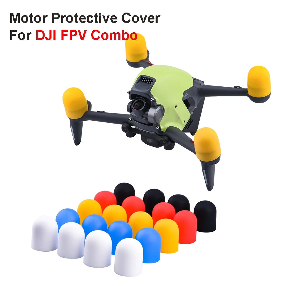 4 шт. крышка двигателя для DJI FPV комбинированный Дрон мягкая шляпа защита