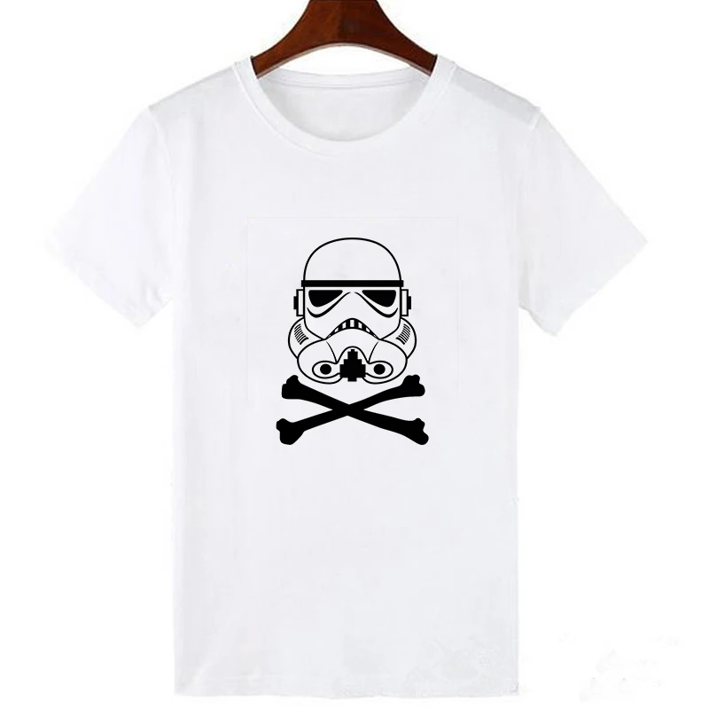 19bk316-white Oversized T Shirt Funny Tops Jedi Anime Print Short Sleeve Harajuku Summer Top Star Wars Women T-shirt Plus Size Women - Цвет: 19bk316-white