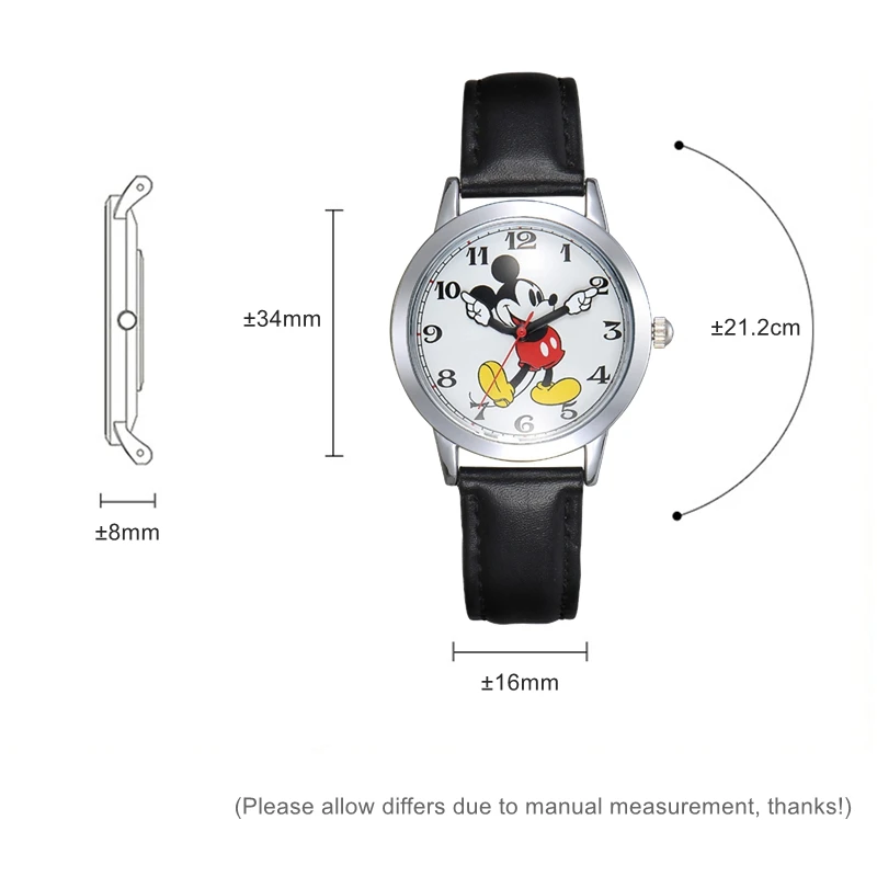 

Children Quartz Watch Mickey Mouse Kid Gift Boy Toy Clock Girl Fashion Trendy Wristwatch Teen Student Time Young Men Hot Hour