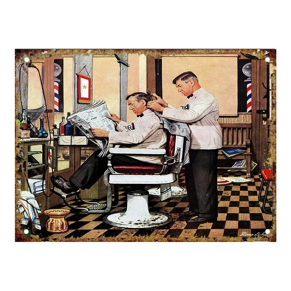 

Barber Shop Tin Sign art wall decoration