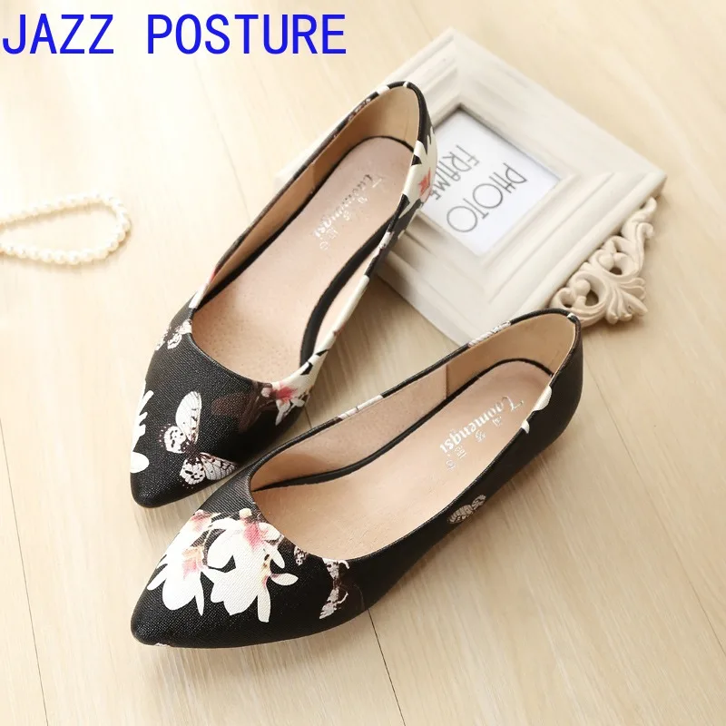 

Туфли с острым носком, в национальном стиле, с цветами, большие размеры, q468, весна-лето, 2021