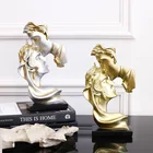Статуэтка поцелуй для влюбленных, статуэтка из смолы, украшение для офиса и дома, настольное украшение, ремесла ручной работы, скульптура, современное искусство, свадебные подарки