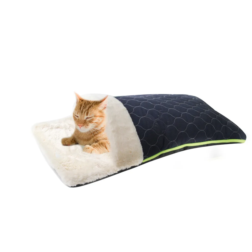 

Deep Sleep Entrepreneurial Cat Nest Quilted Cotton Plush Slippers Cat Bed Dog Pad Four Seasons Pet Nest