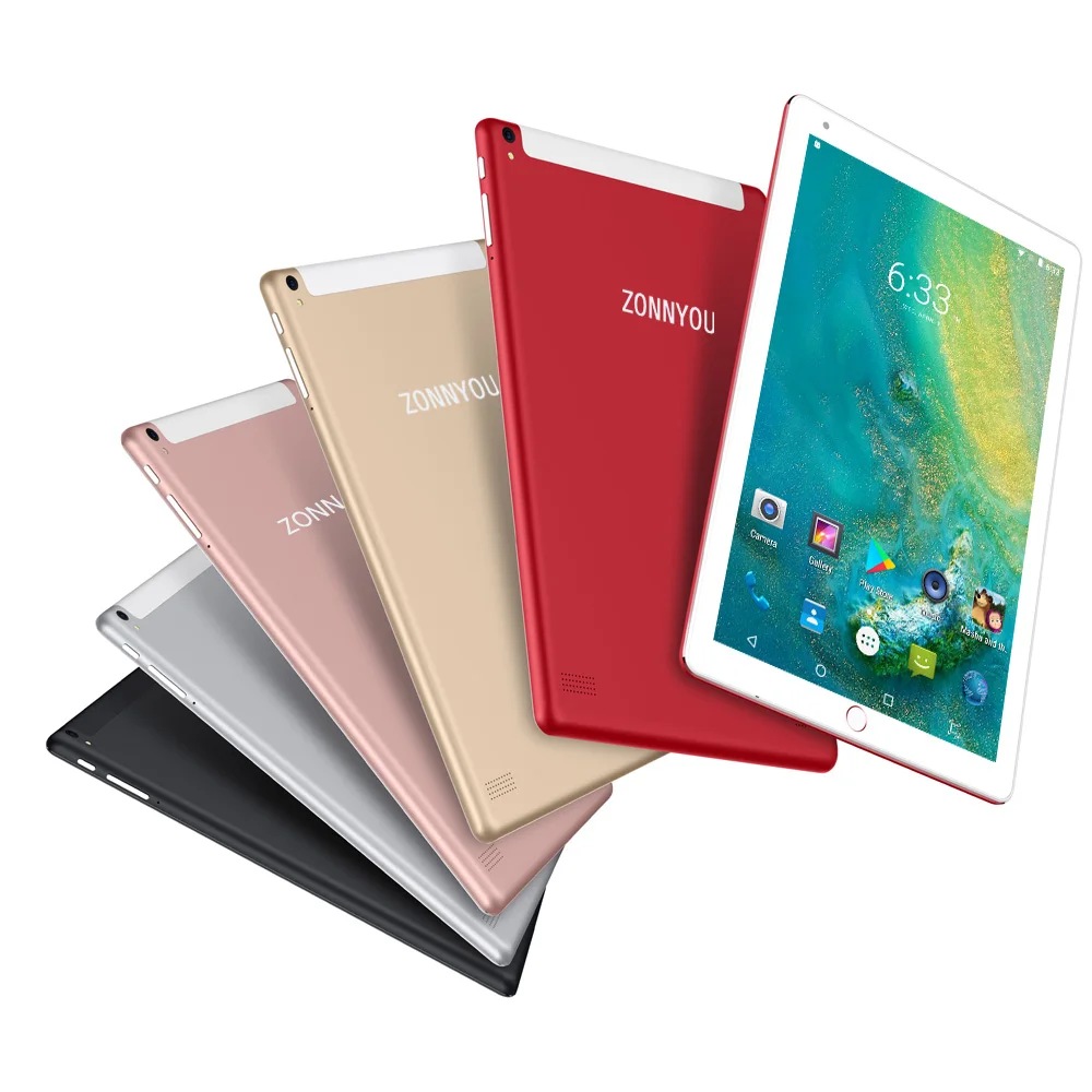 10,1 дюймовый планшет, 3G/4G, четыре ядра, Android 8,0, Bluetooth, 6 Гб/128 ГБ, две sim-карты, поддержка gps, планшетный ПК