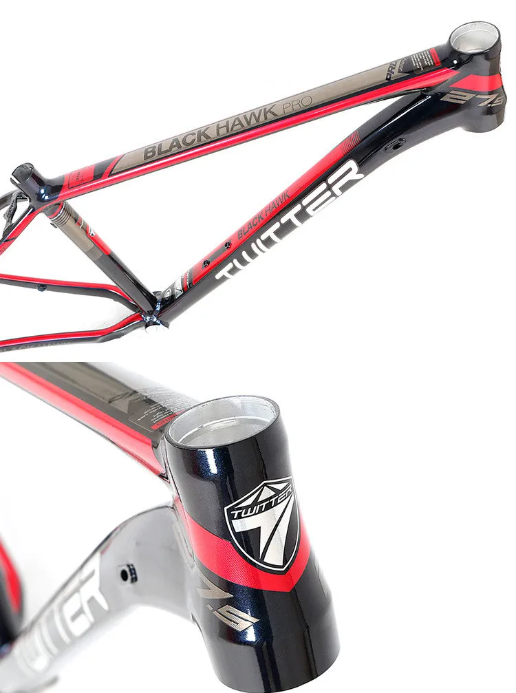 Твиттер MTB Pro велосипед Алюминиевый XC внедорожная рама магический цвет стандартная цветная краска велосипедная Рама