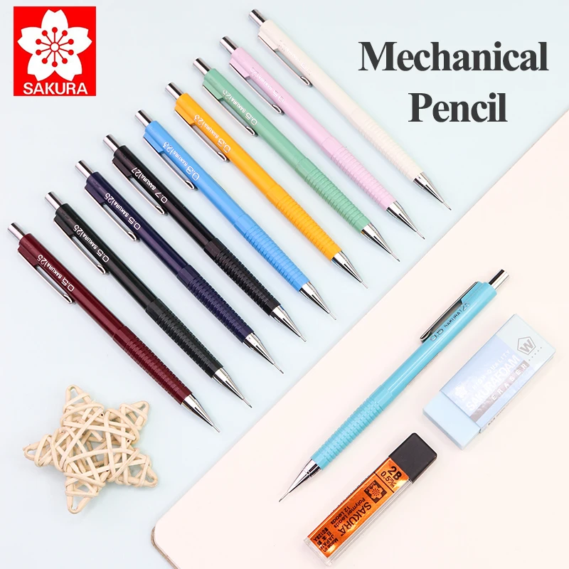 0.3/0.5/0.7/0.9mm Anti-breaking Lead Mechanical Pencil For Art Writing