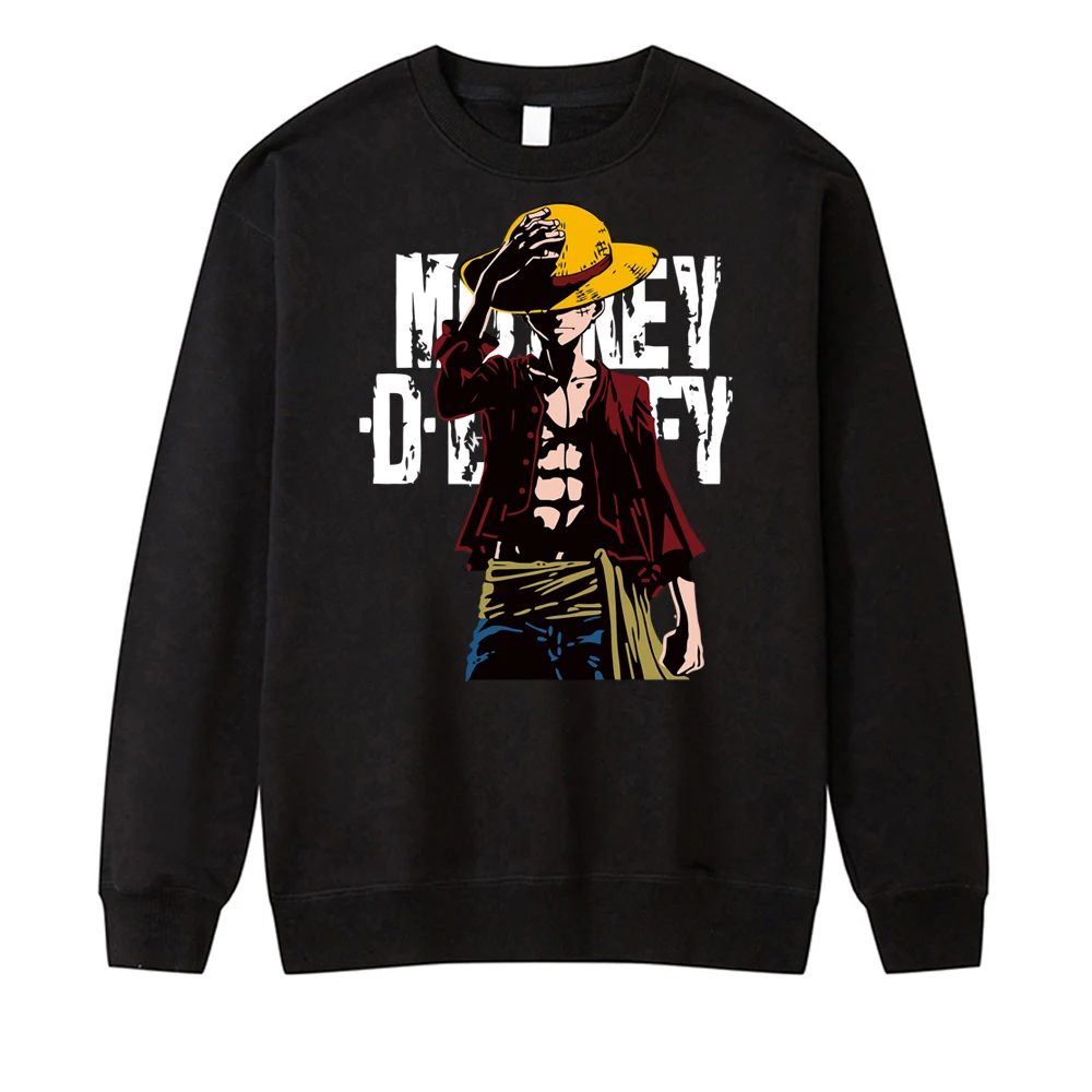 

Худи Luffy в японском стиле аниме цельный Повседневный осенний мужской флисовый Свободный свитшот Харадзюку теплые пуловеры Мужская теплая т...