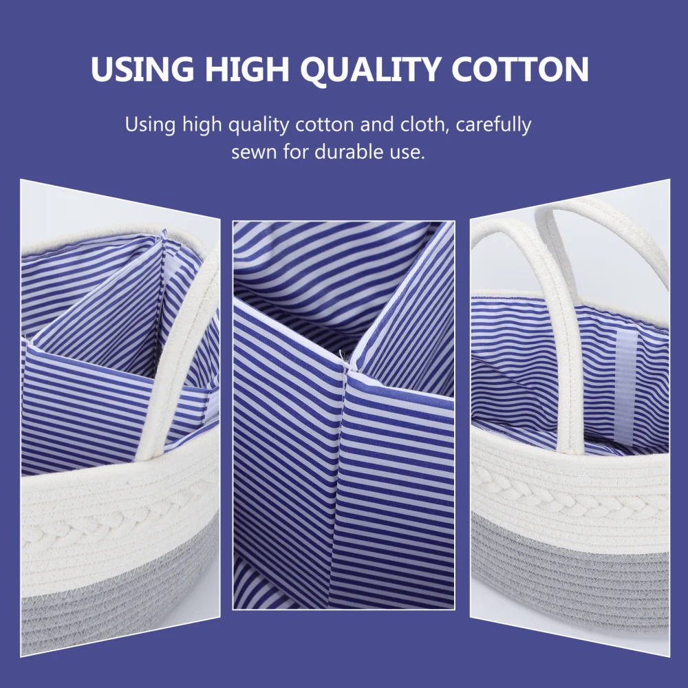 

1pc Multi-functional Baby Diaper Storage Basket Dirty Clothes Storage Bag