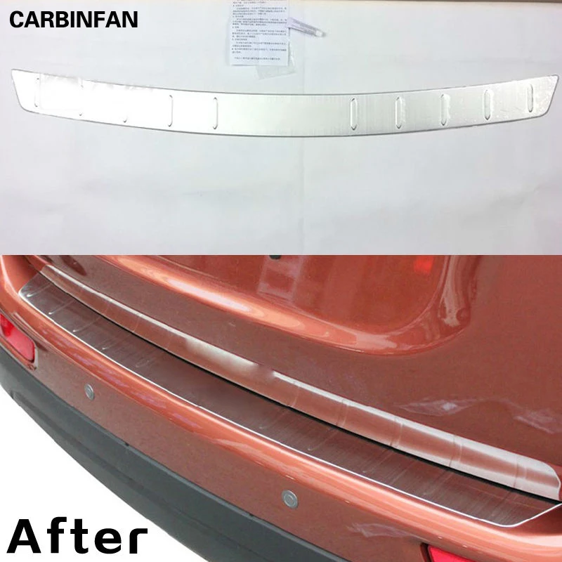 Защитная накладка на задний бампер из нержавеющей стали для багажника Mitsubishi